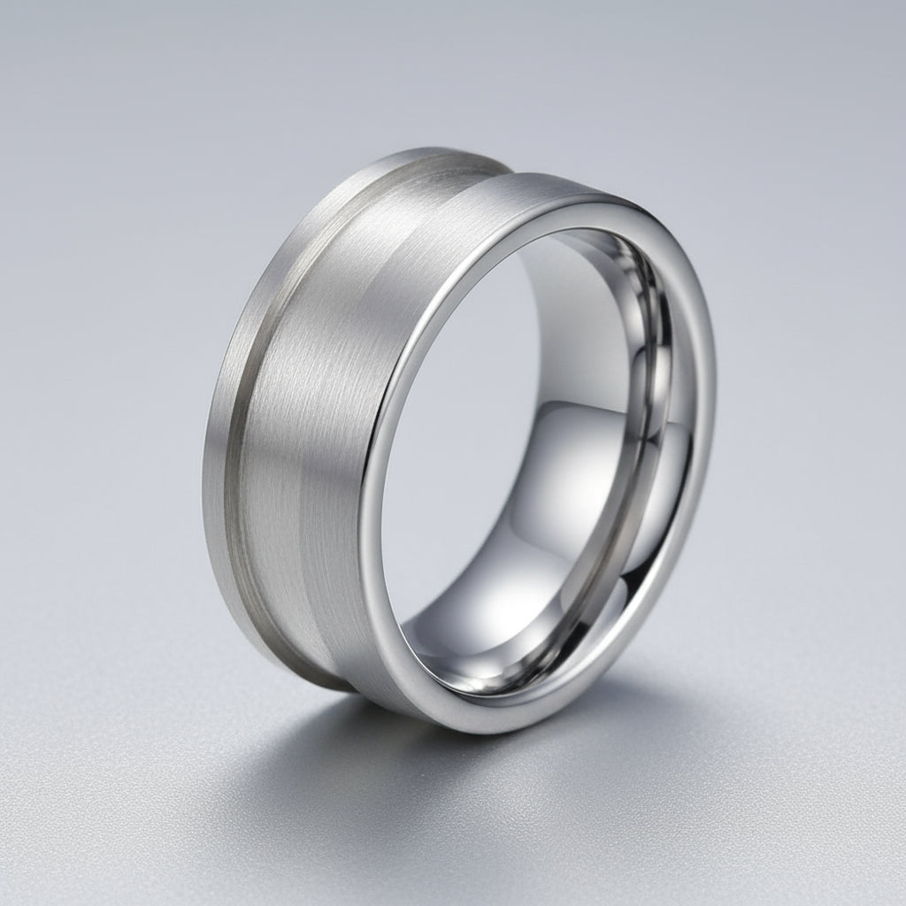 10mm Tungsten Blank Ring