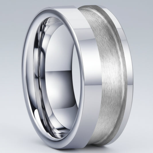 10mm Tungsten Blank Ring