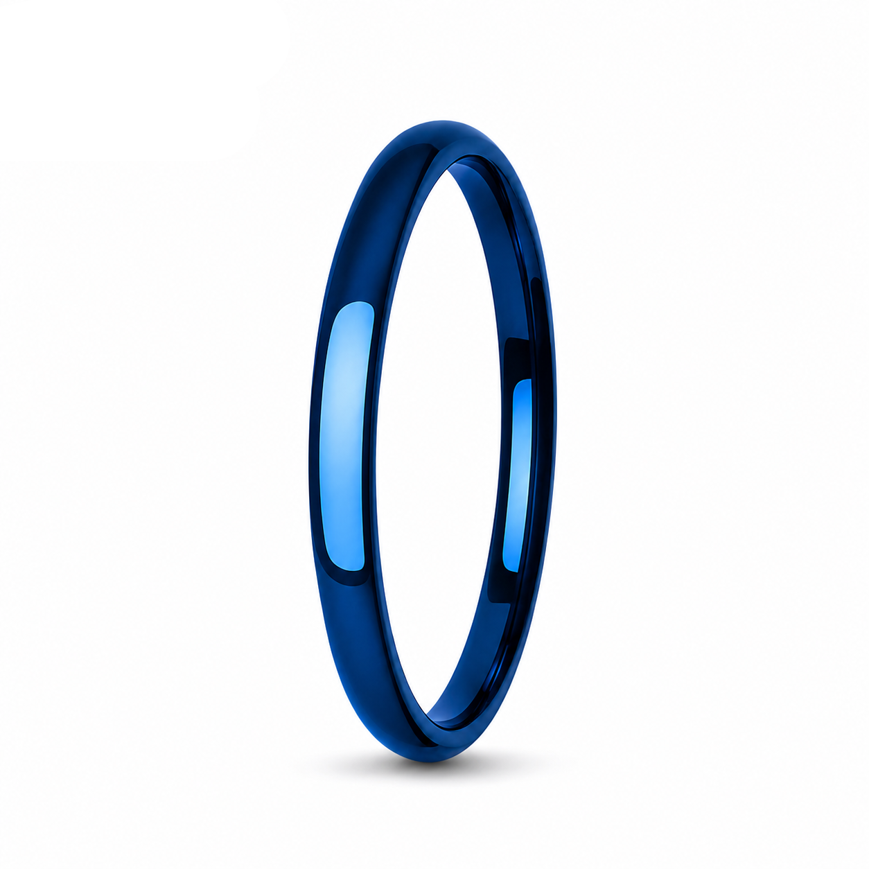 3mm Blue Tungsten Ring