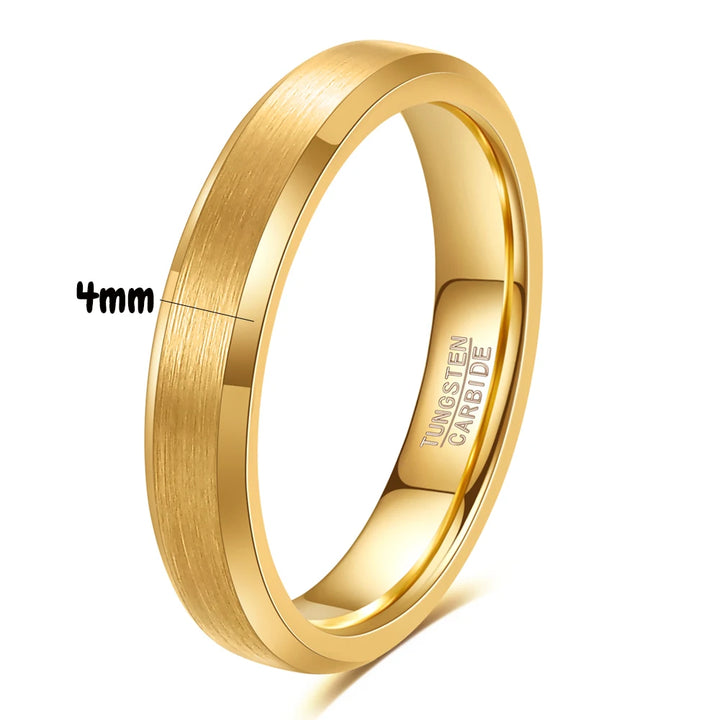 4mm Tungsten Carbide Ring
