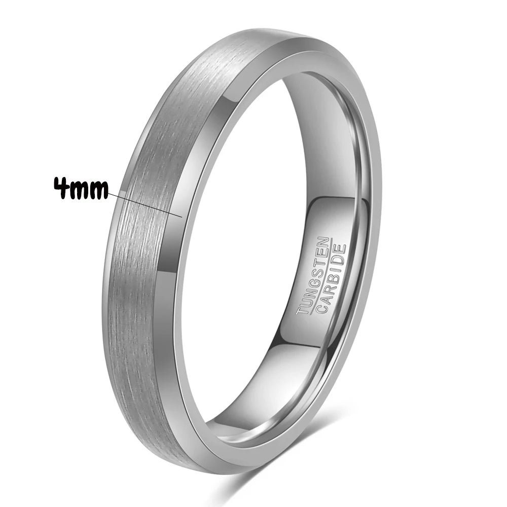 4mm Tungsten Carbide Ring