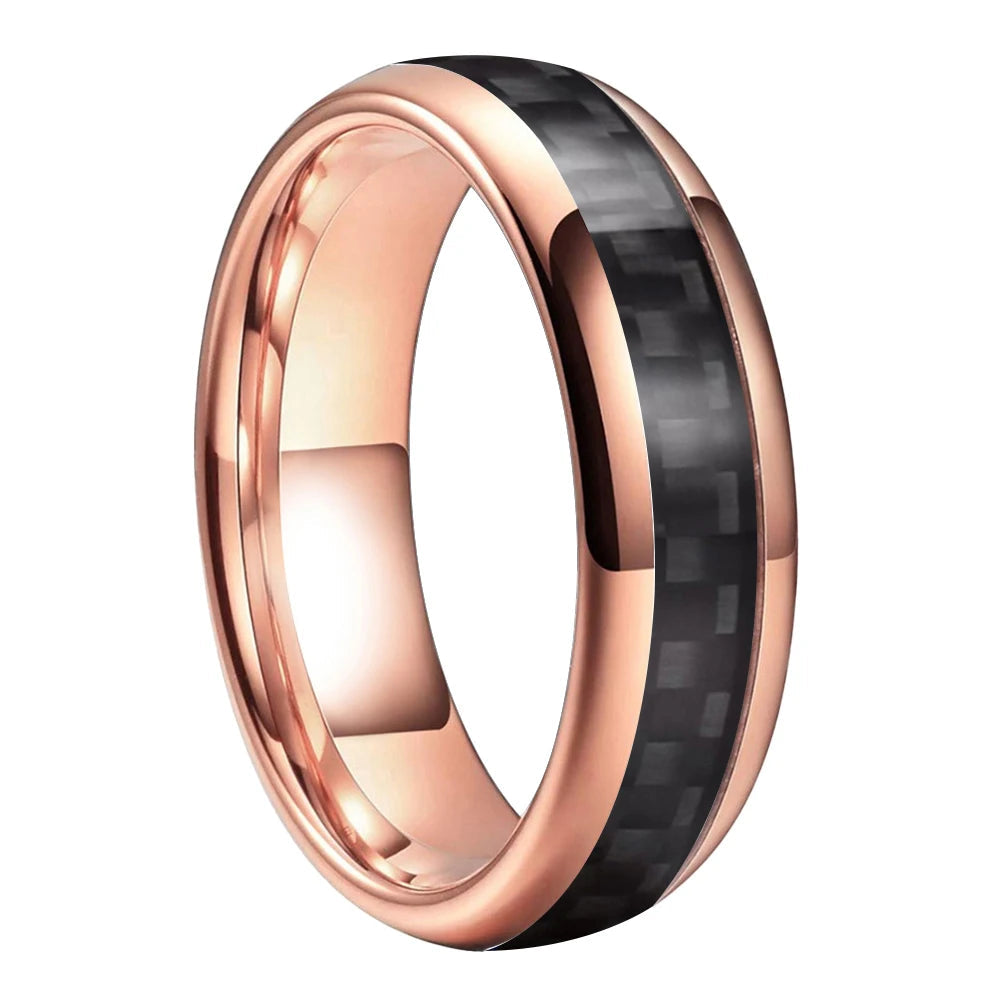 6mm Tungsten Carbon Fiber Ring