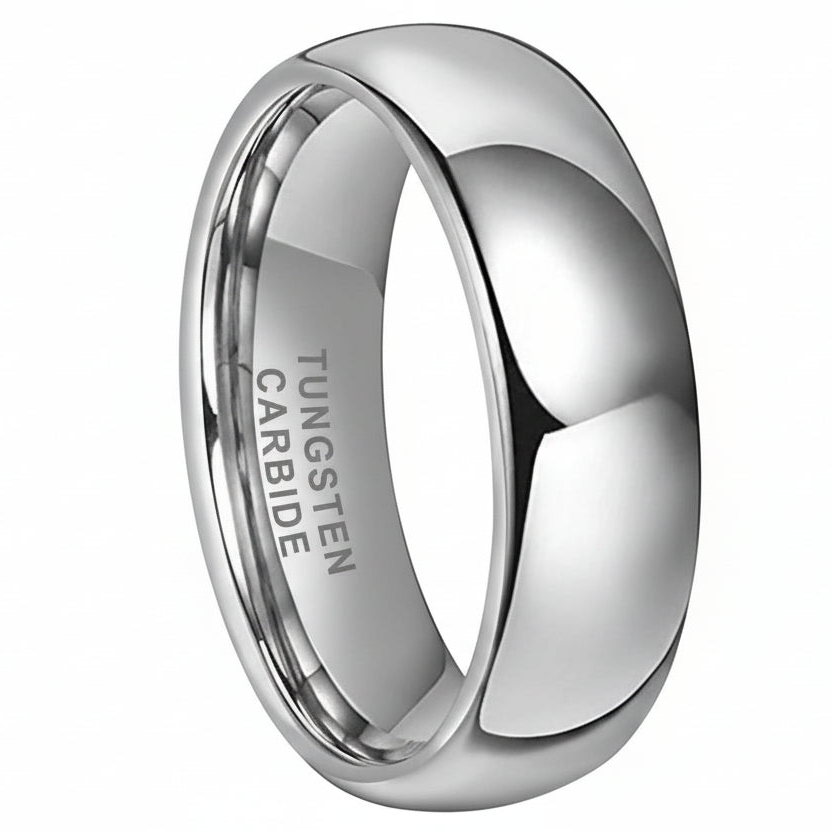 7mm Tungsten Ring I Love You Engraved