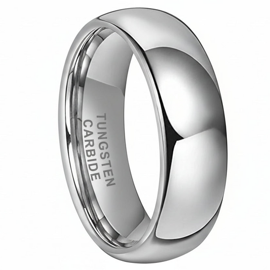 7mm Tungsten Ring I Love You Engraved