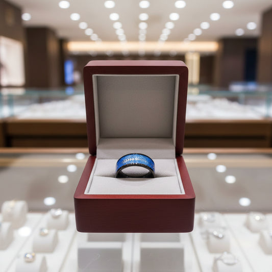 Blue_Meteorite__Silver_Arrow_Black_Tungsten_Ring_68mm