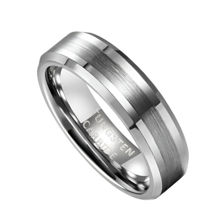 Brushed Tungsten Ring