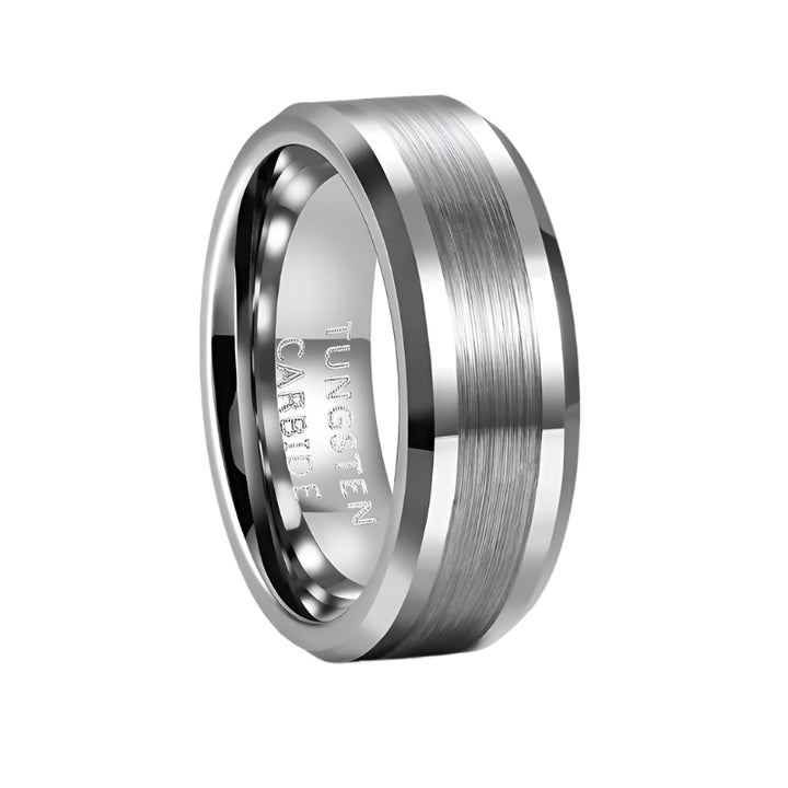 Brushed Tungsten Ring