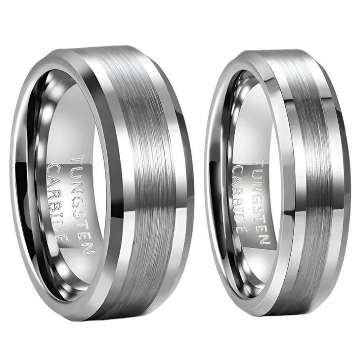 Brushed Tungsten Ring