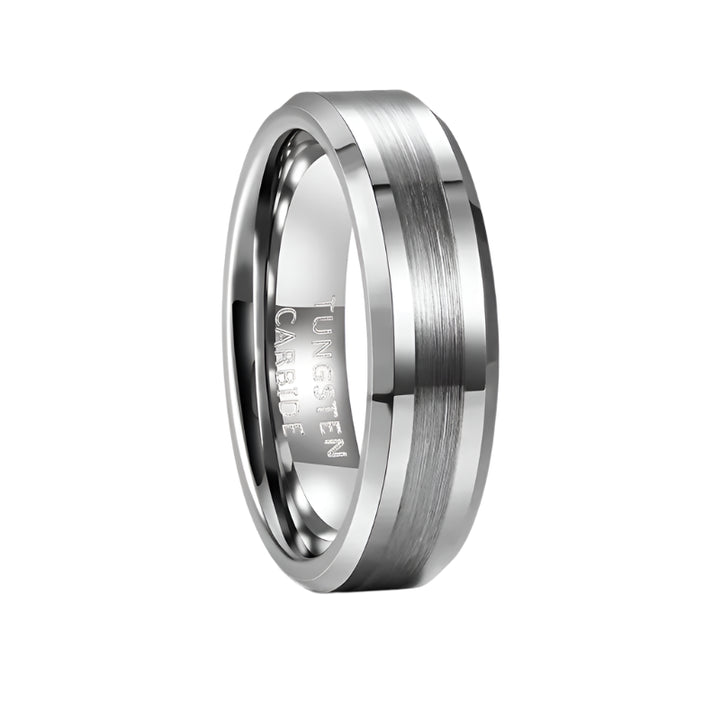 Brushed Tungsten Ring