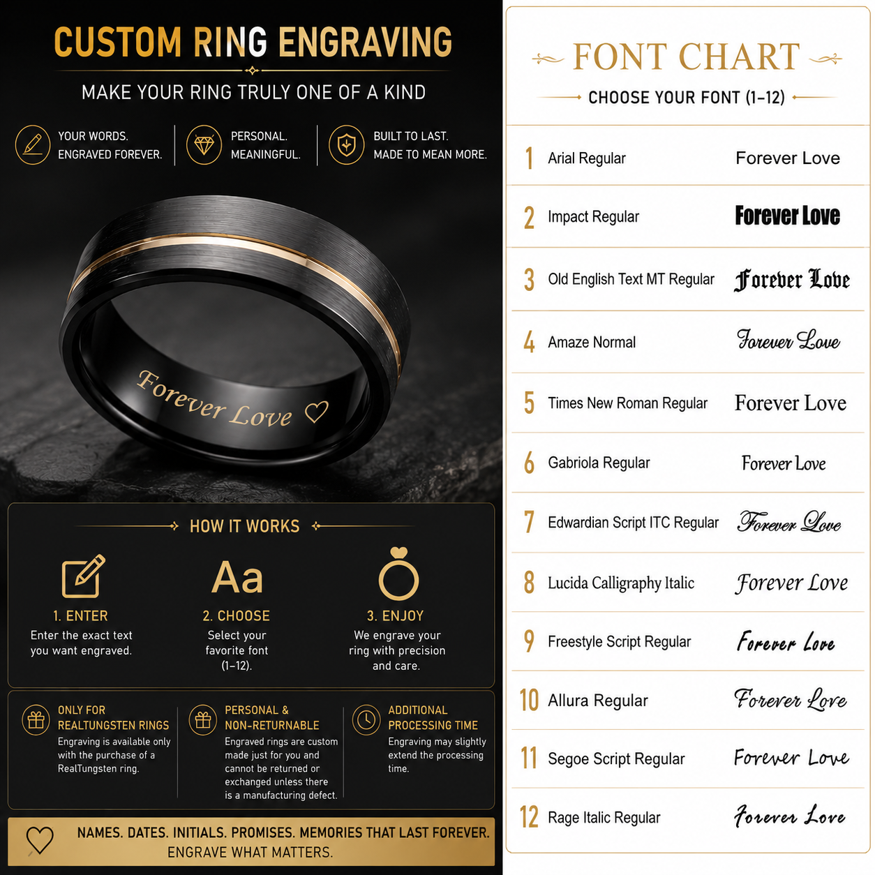 Custom Ring Engraving