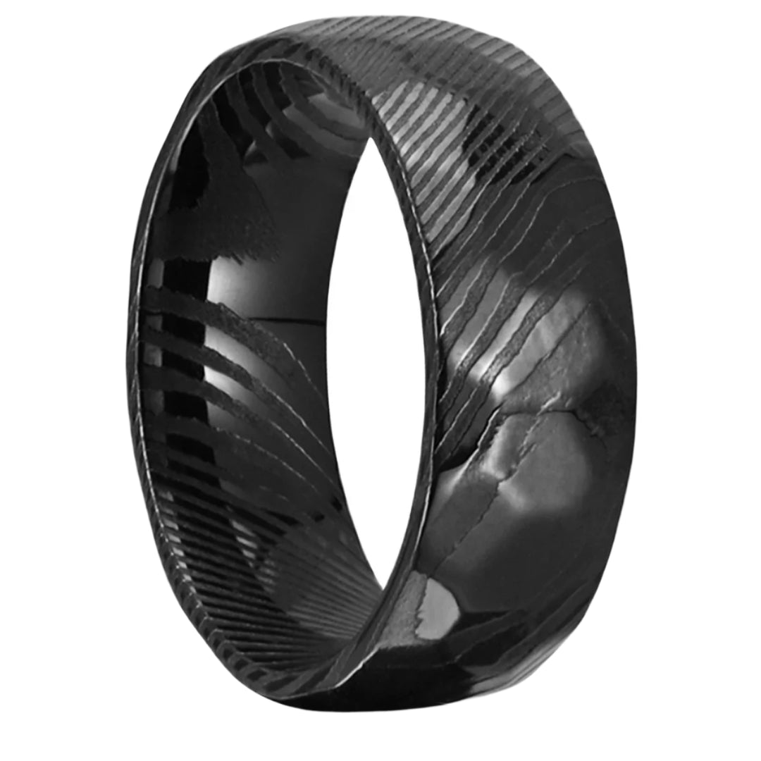 Damascus Metal Ring