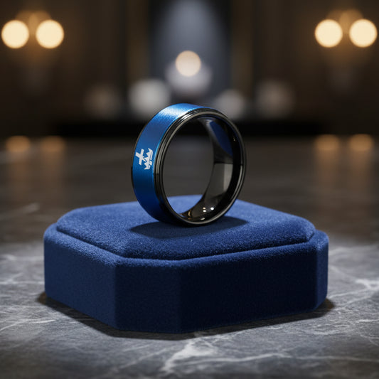 Knights Templar Tungsten ring
