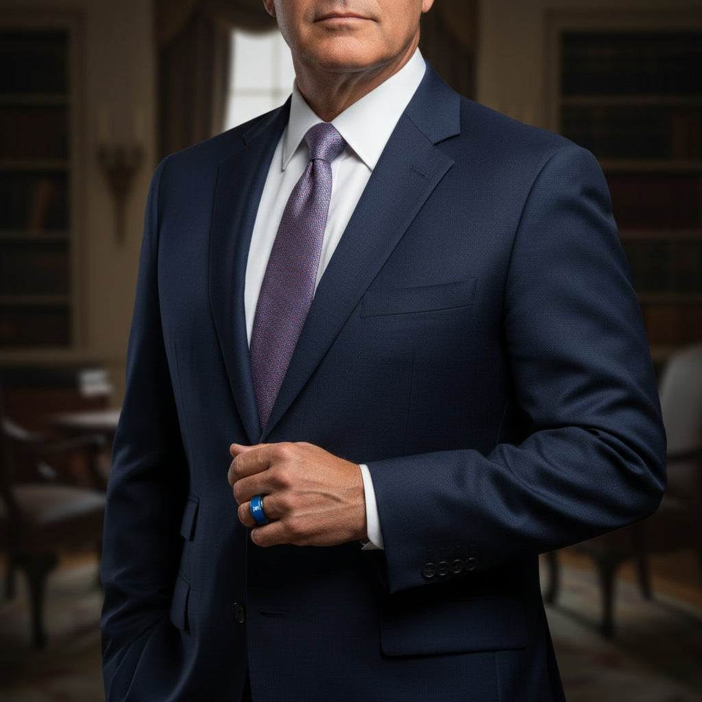 Knights Templar Tungsten ring