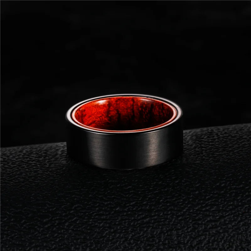 Matte Black Tungsten Ring