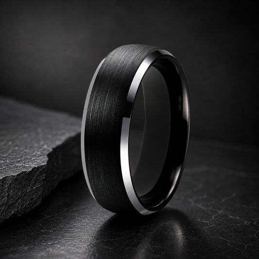 Mens 6MM Tungsten Comfort Fit Ring