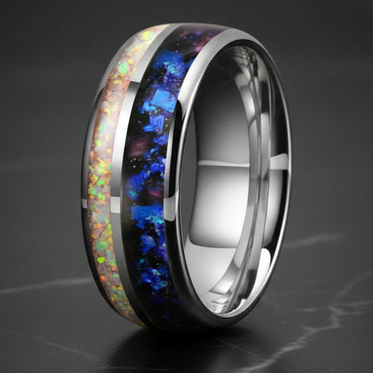 Orion Nebula Tungsten Ring