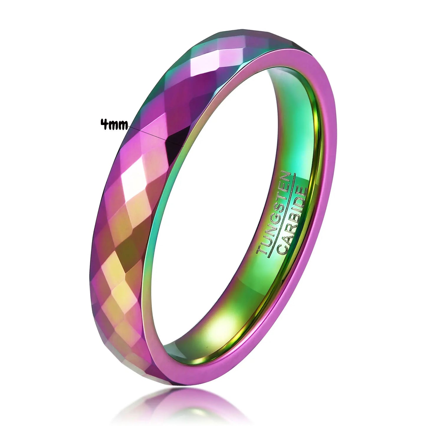 Rainbow Tungsten Ring