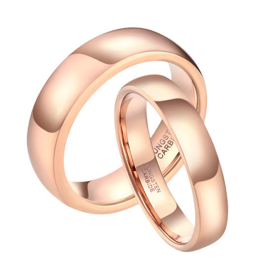 Rose Gold Tungsten Wedding Ring