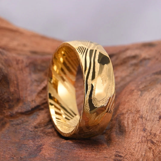 Damascus Wedding Ring