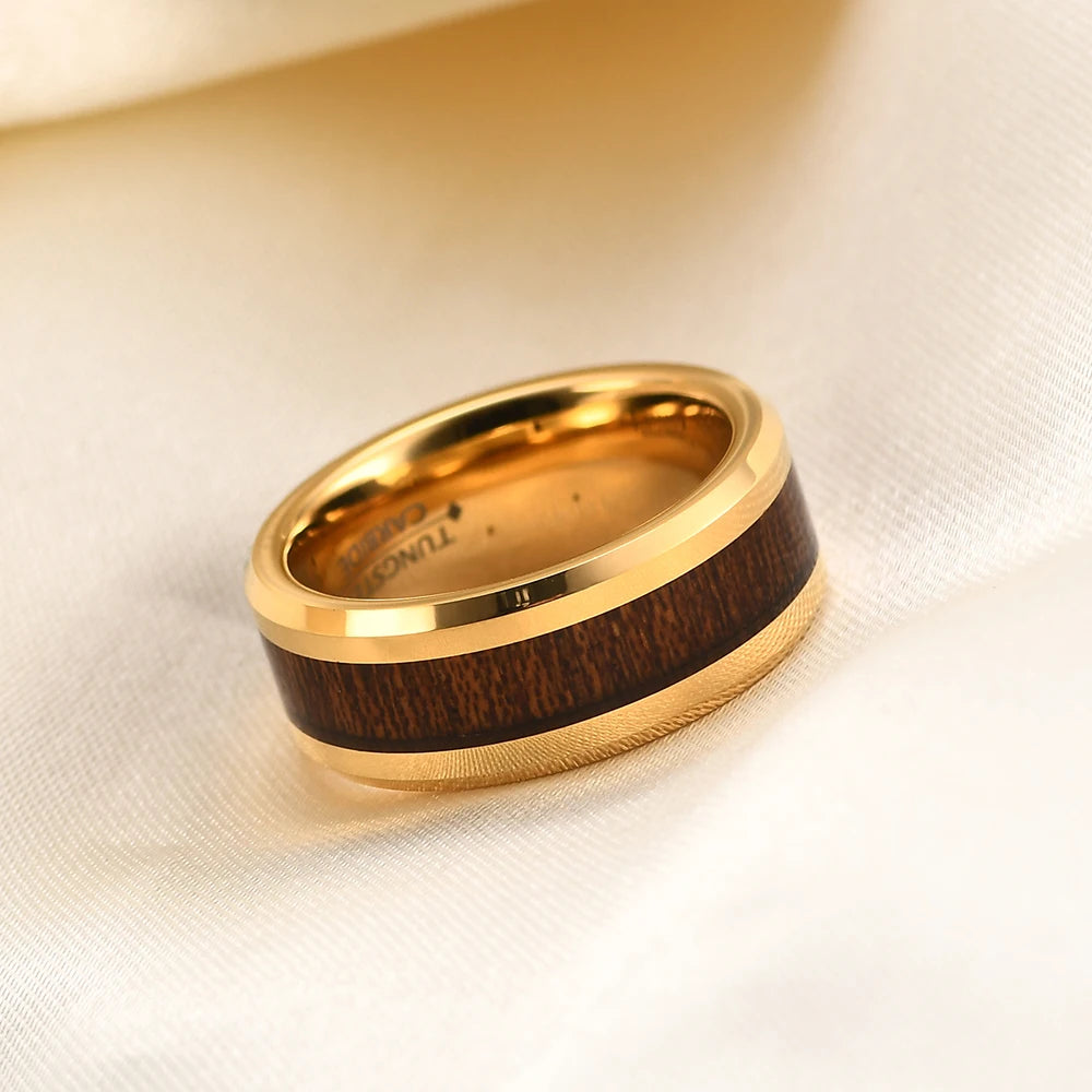 Tungsten Wood Ring