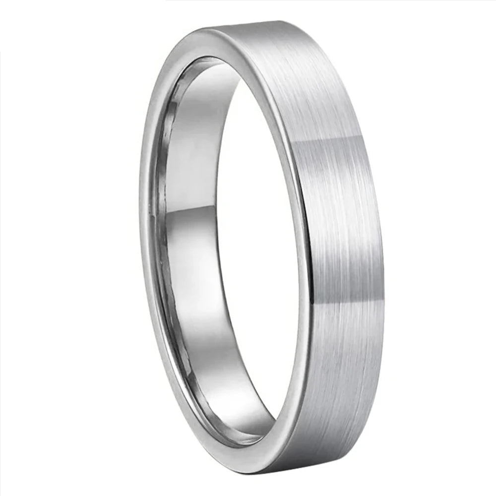 Silver Tungsten Ring for Women
