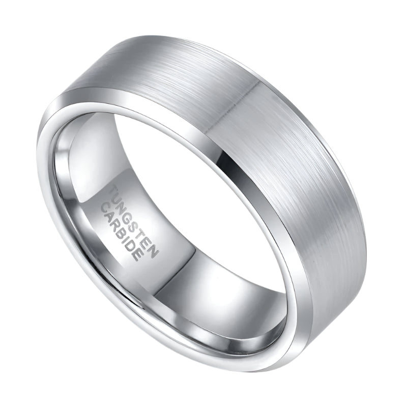 Silver tungsten Ring
