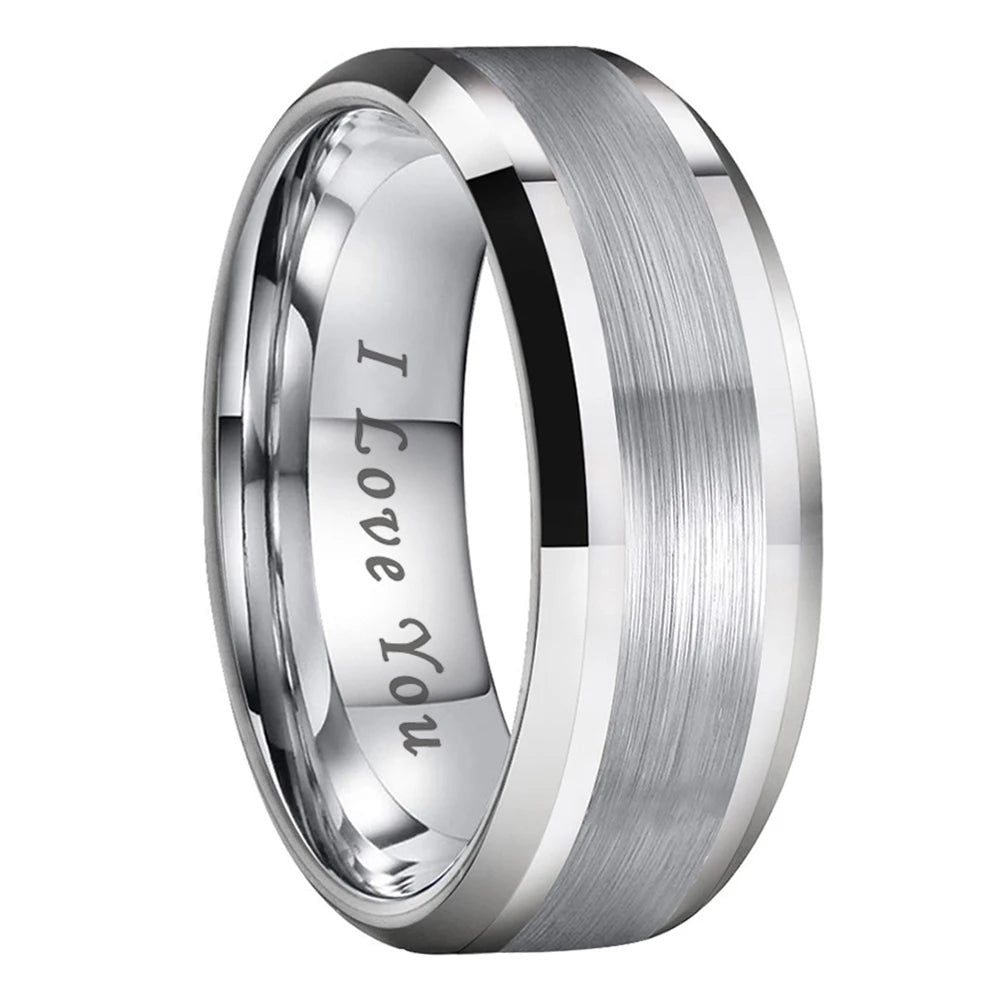 Silver I Love You Ring