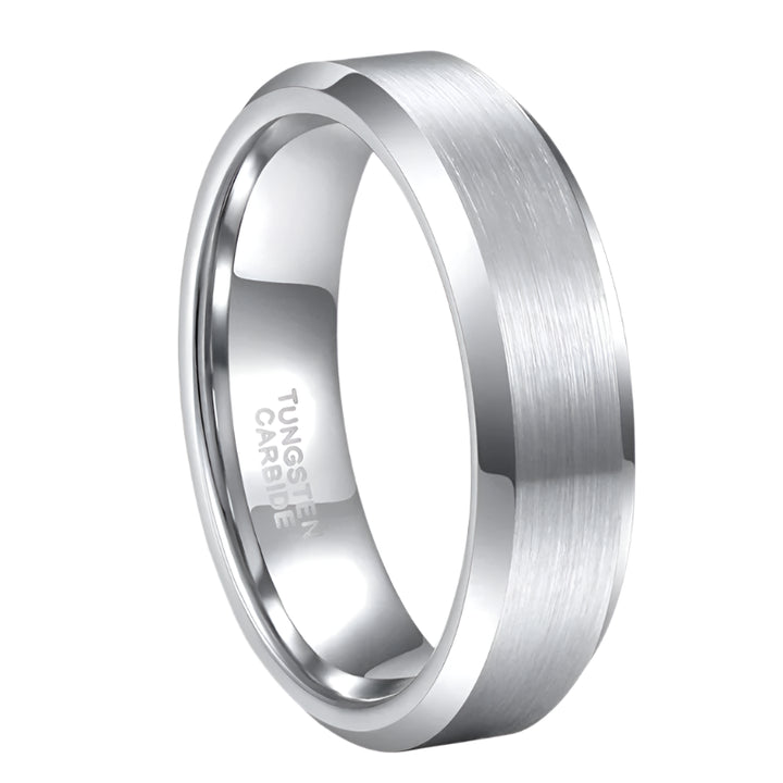 Silver tungsten Ring