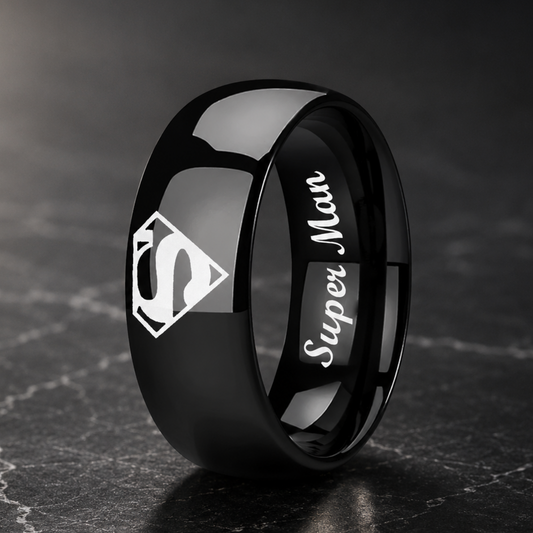 Super man Tungsten Ring