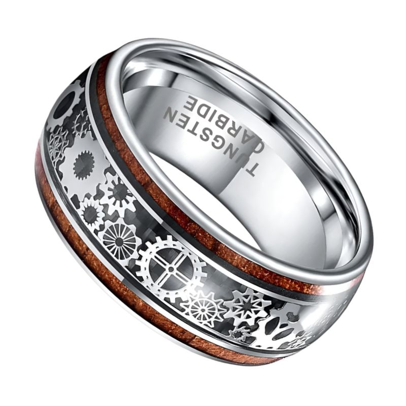 Steampunk Tungsten Ring