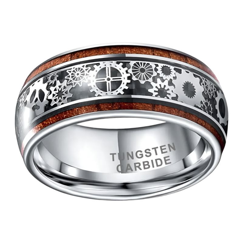 Steampunk Tungsten Ring