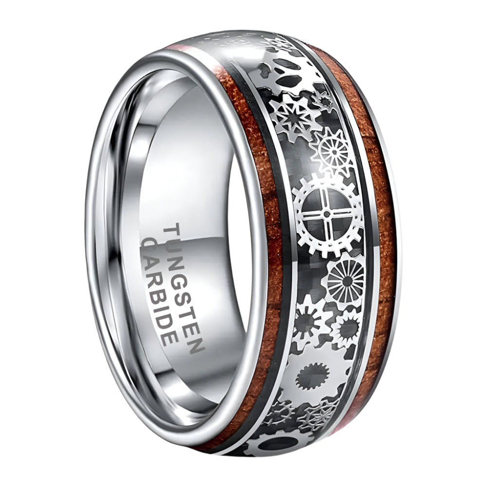 Steampunk Tungsten Ring