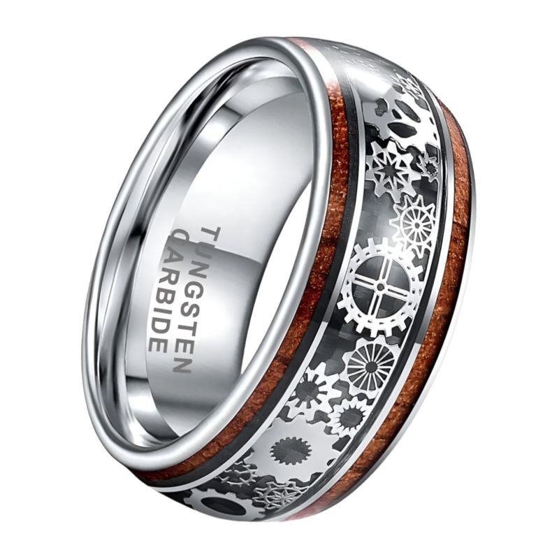Steampunk Tungsten Ring