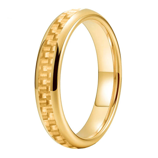 Tungsten Carbon Fiber Wedding Ring