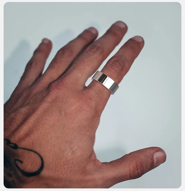 Tungsten Promise Ring for Him