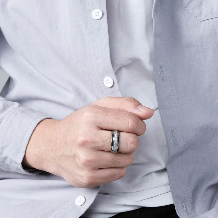 Tungsten Steel Wedding Ring