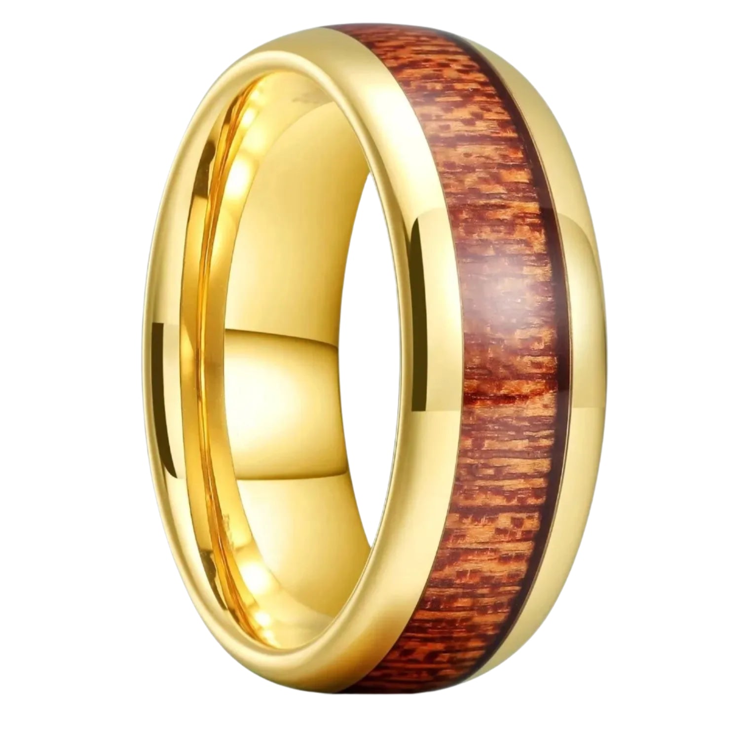Tungsten Wood Wedding Ring