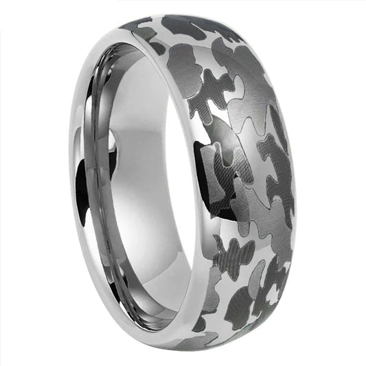 Tungsten Carbide Camouflage Ring