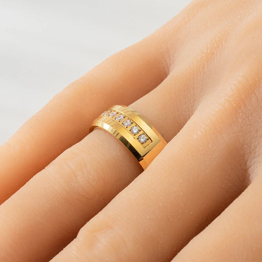 Tungsten Eternity Ring