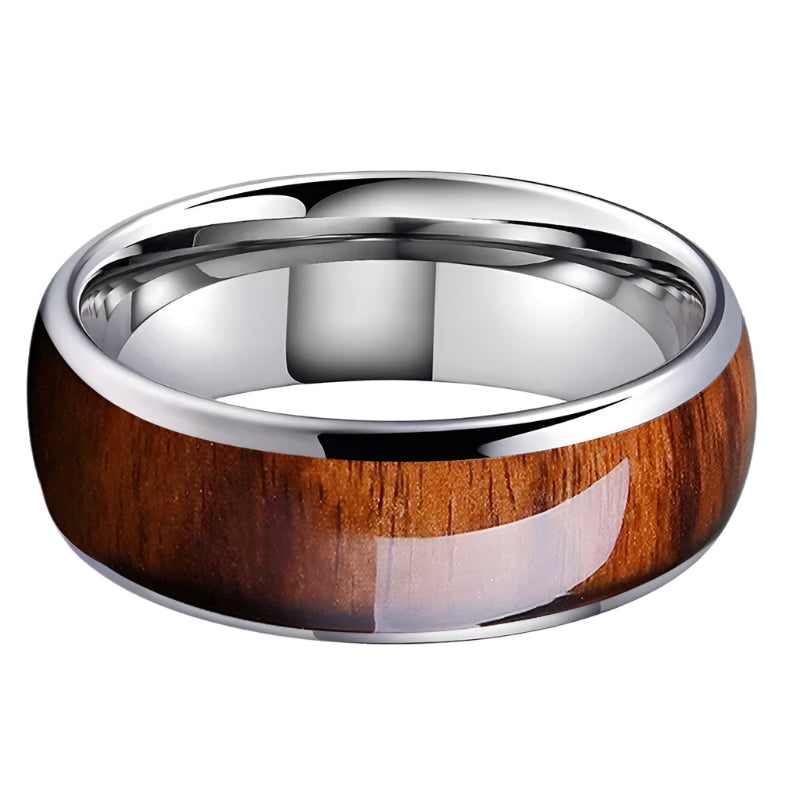 Tungsten Carbide Wood Ring