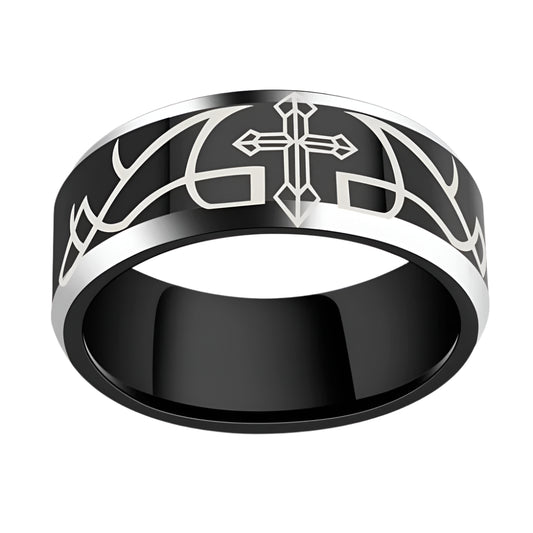 Tungsten Cross Ring