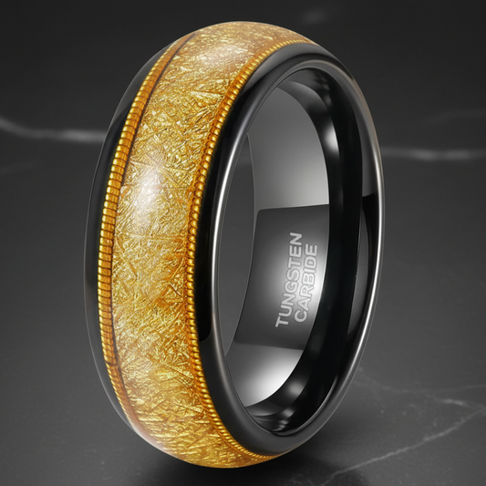 Tungsten Guitar String Ring