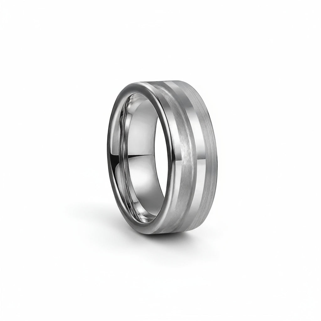 Tungsten Inlay Ring Blank