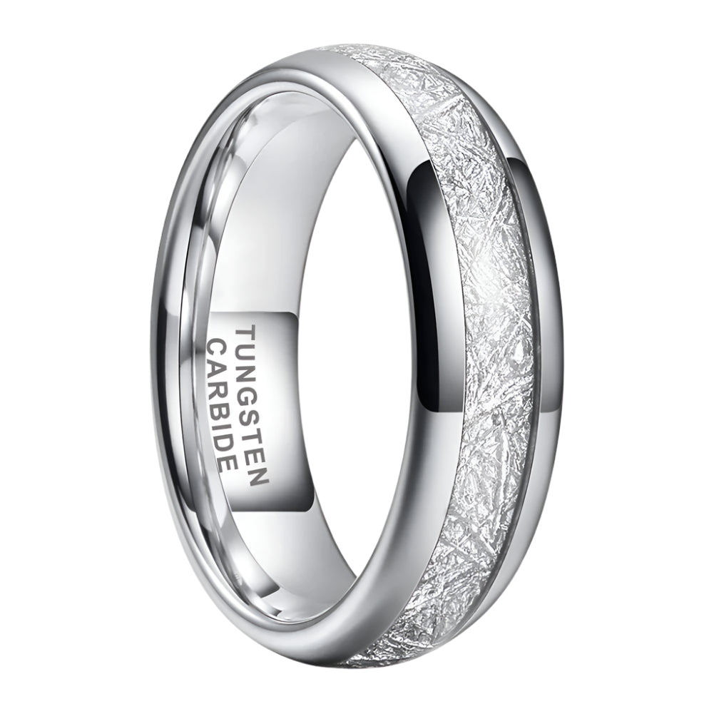 Tungsten Meteorite Ring