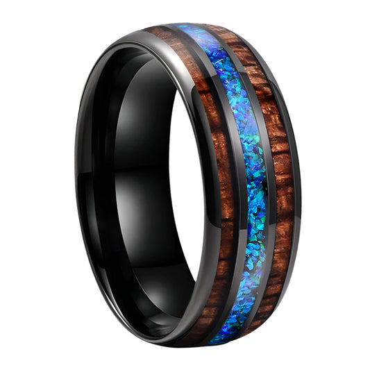 Tungsten Opal Ring