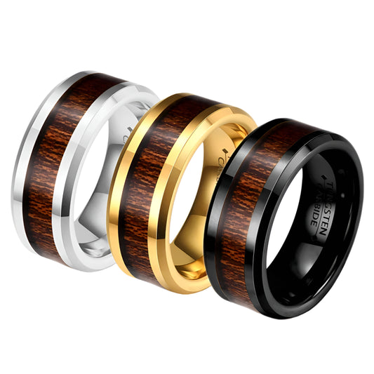 Tungsten Wood Ring