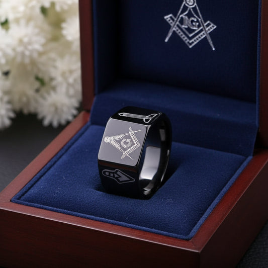 Vacuum Plated Tungsten Carbide Ring