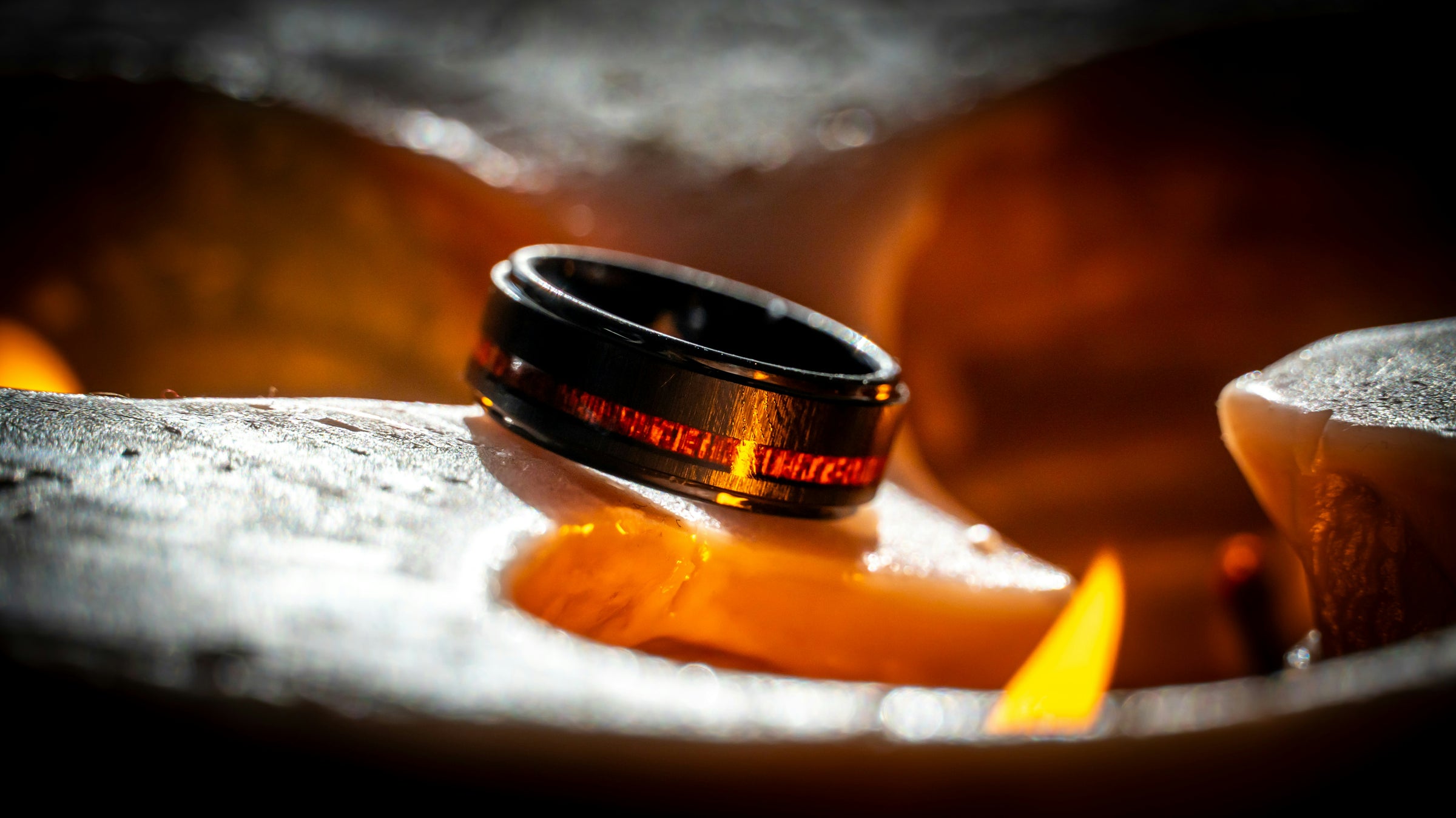 πͺ΅Β Wood Tungsten Rings