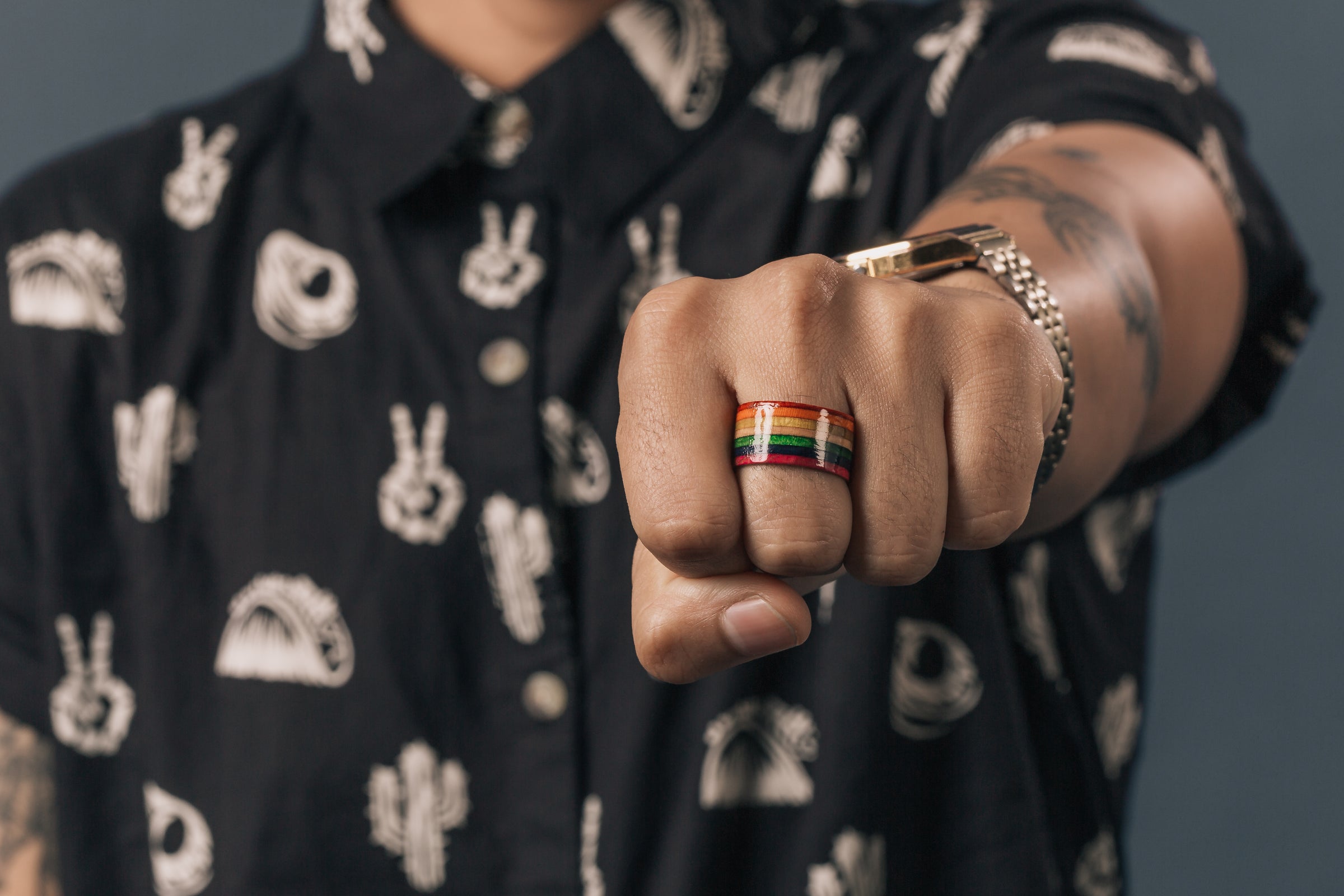 🪵 Wood Tungsten Rings