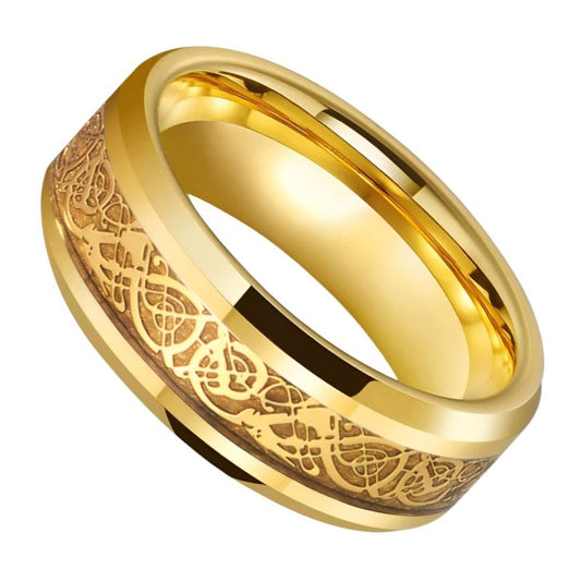 Yellow Tungsten Ring